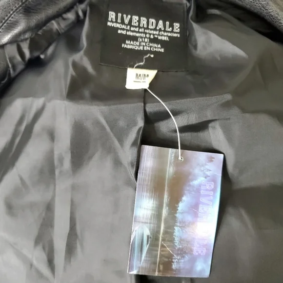 JUGHEAD RIVERDALE SOUTHSIDE SERPENTS MEN WOMEN BIKER Faux Leather Medium - Picture 8 of 14